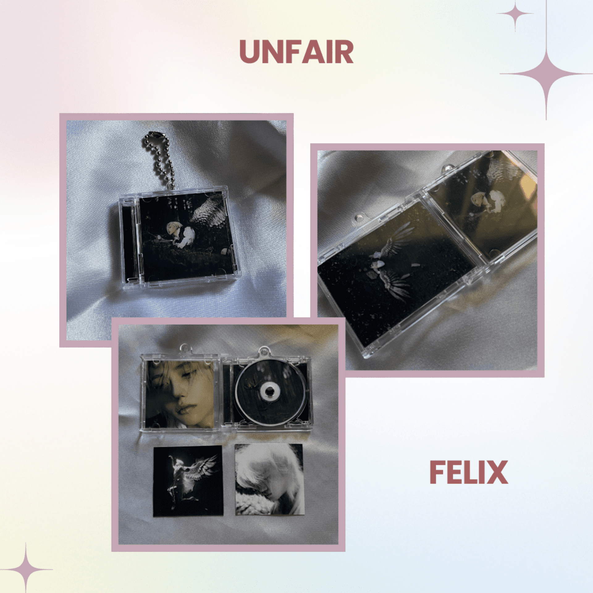 Llavero CD inspirado en HOP de Stray Kids / album keyring (NFC sticker) - 7