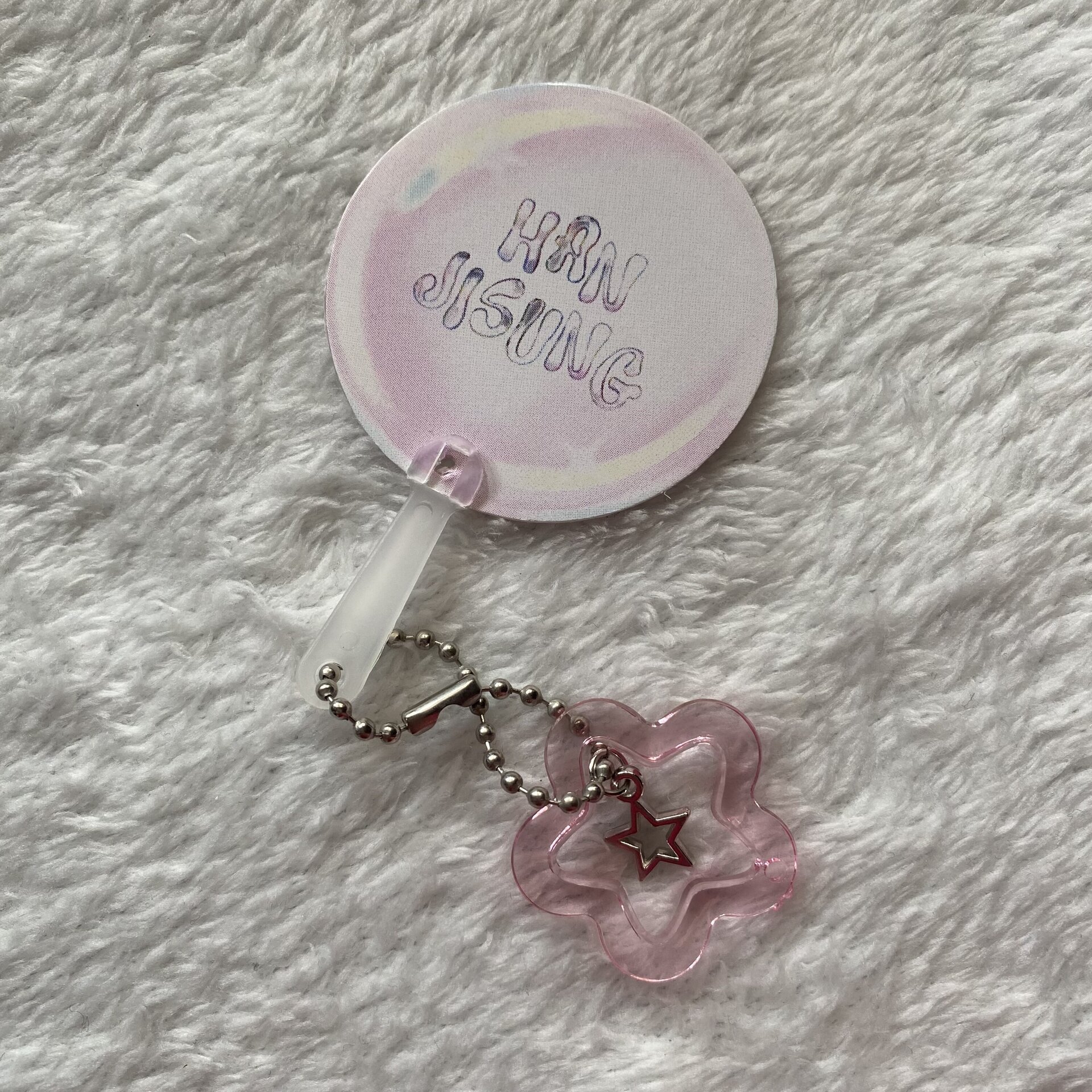 mini pickets stray kids keyring, llavero con estrella - 12