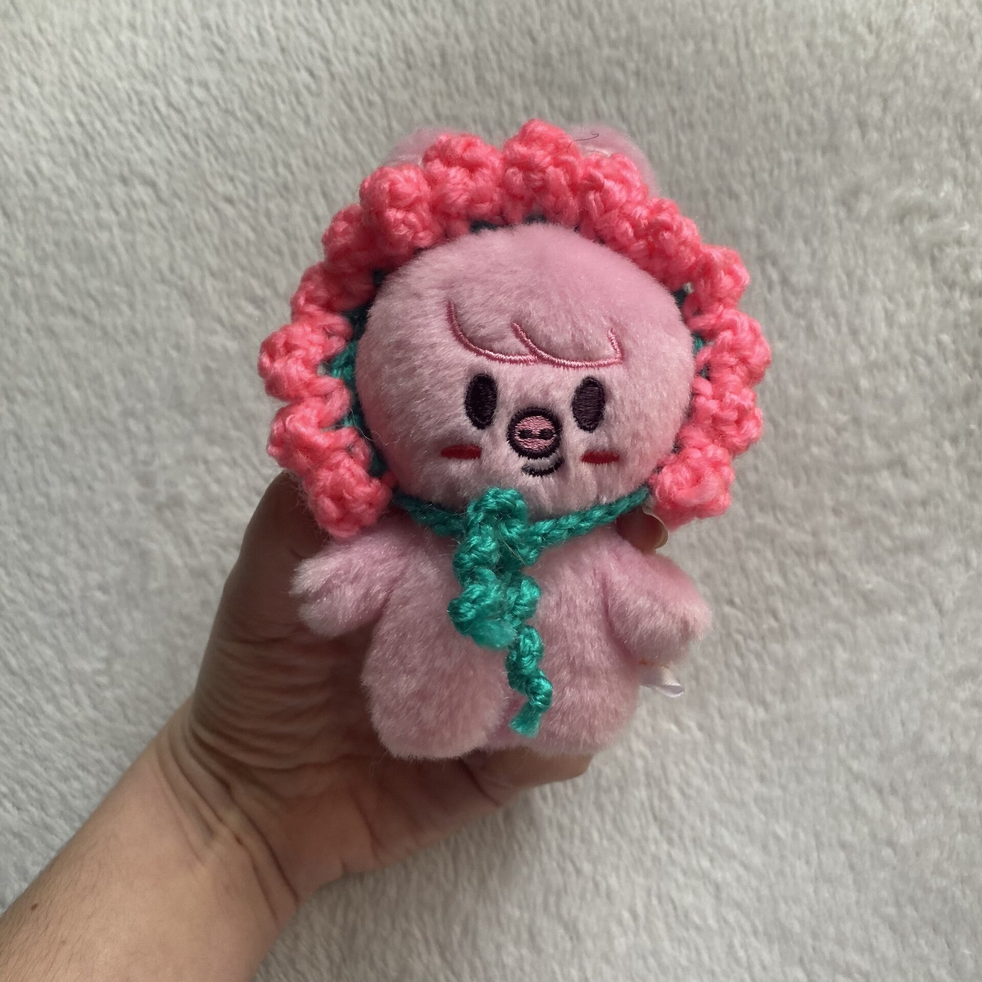 Gorrito SKZOO stray kids crochet flower + PC - 3