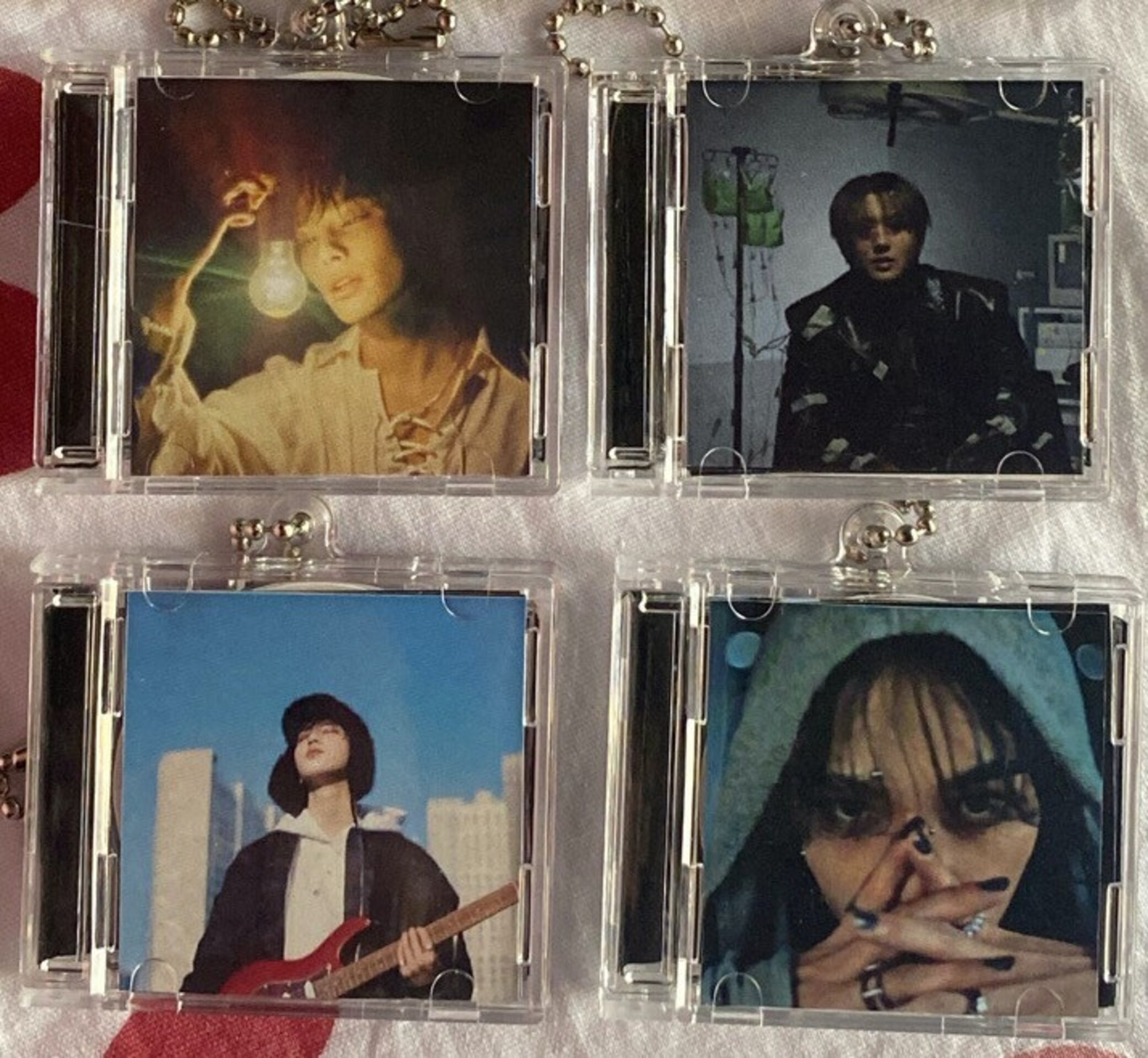 Llavero CD inspirado en HOP de Stray Kids / album keyring (NFC sticker) - 14