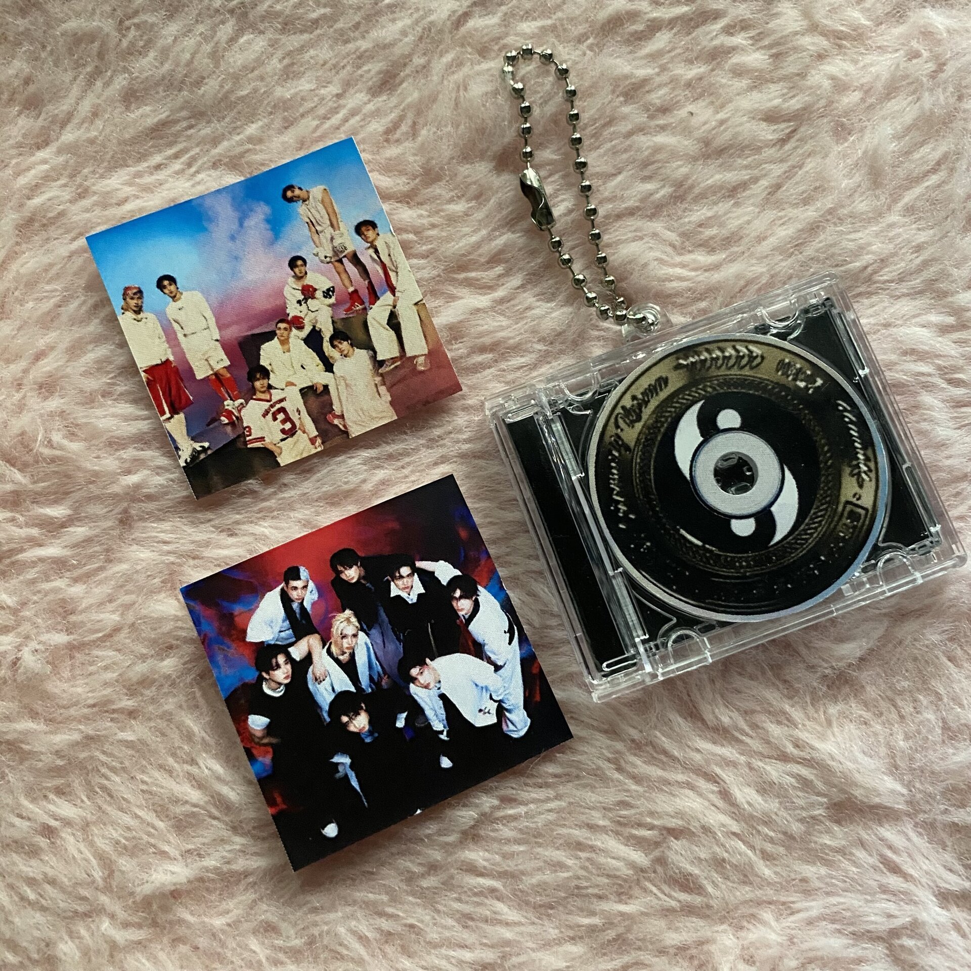Llavero CD inspirado en KARMA de Stray Kids / album keyring (NFC sticker) - 5