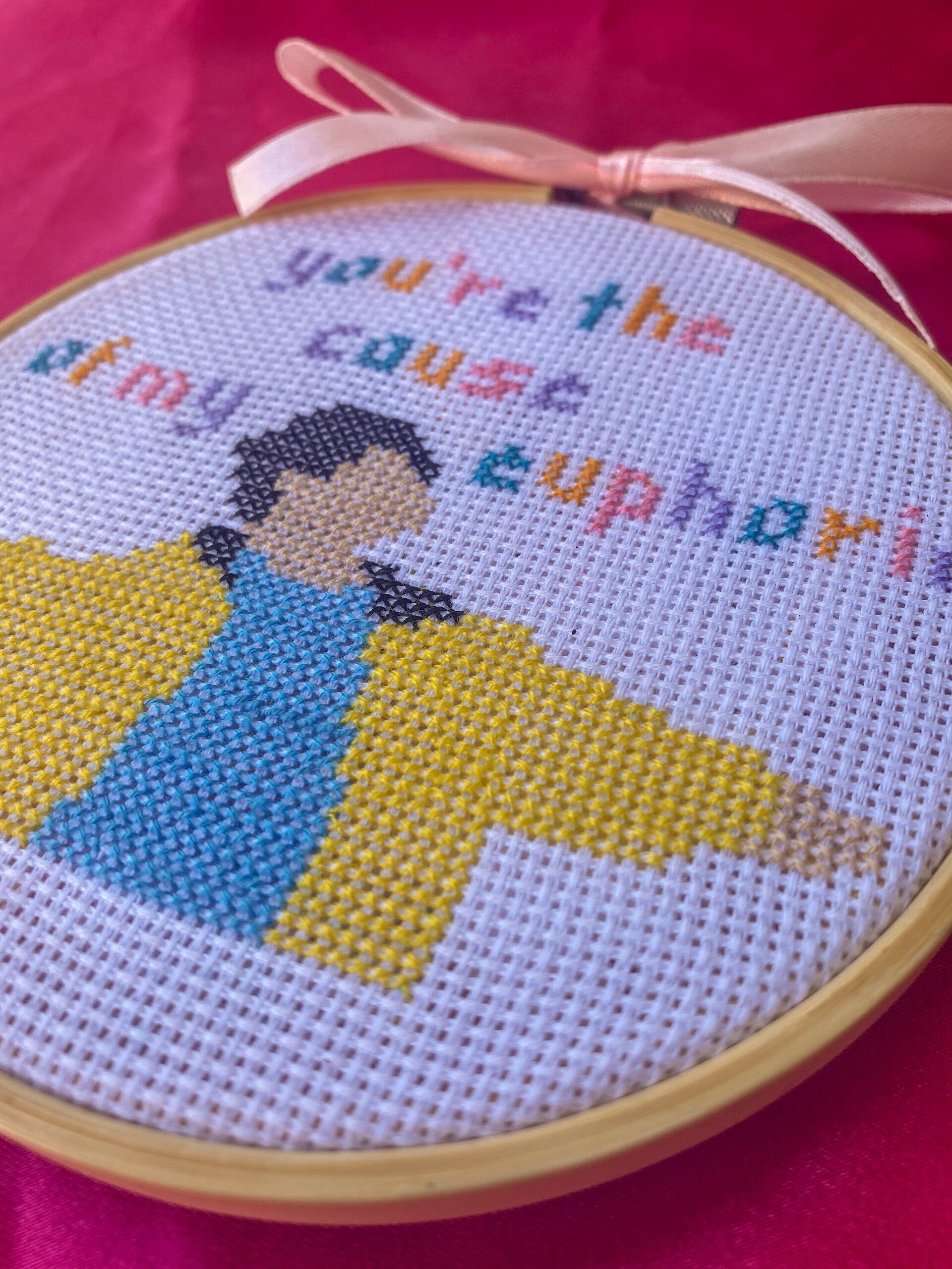 Bastidor punto de cruz cross stitch Euphoria BTS (Jungkook) - 2