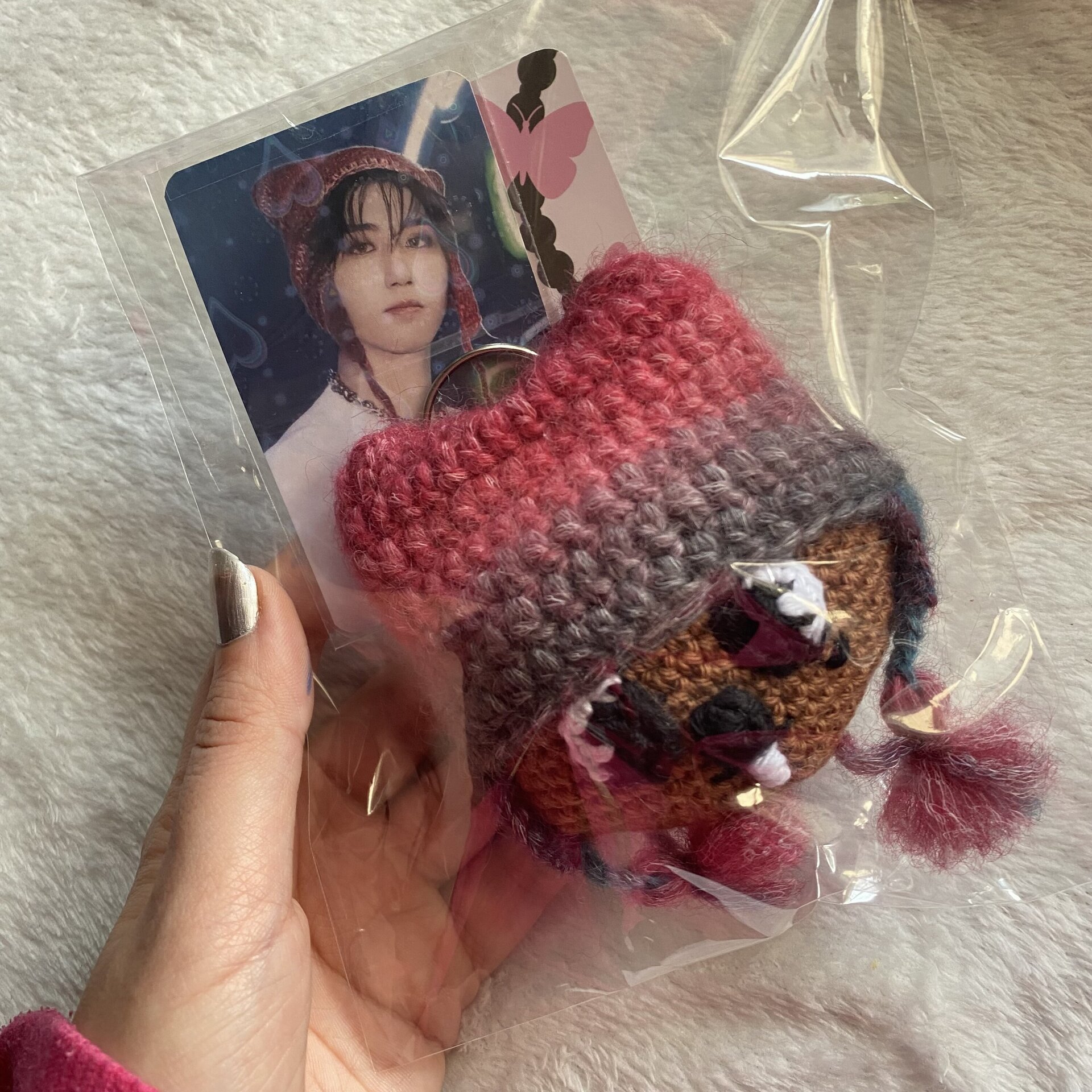 keyring crochet Han Quokka skzoo stray kids, llavero - 2