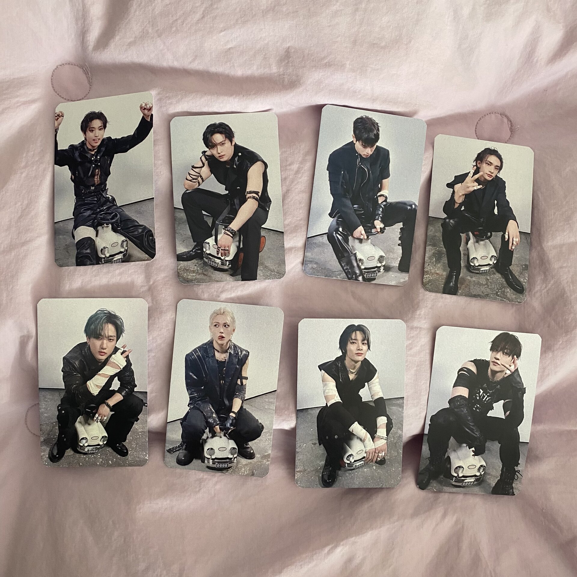 Pack photocards handmade Stray Kids (8 members) JAPAN version - 2